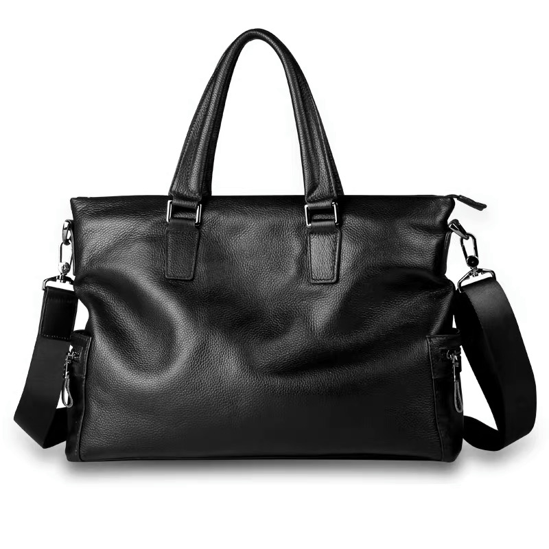 handbag made by recyled bovine fiber leather